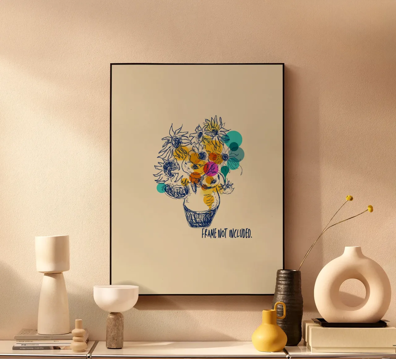 Sunflowers plexiglass da Indigo Rain