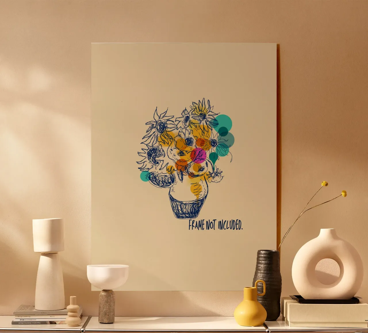 Sunflowers plexiglass da Indigo Rain