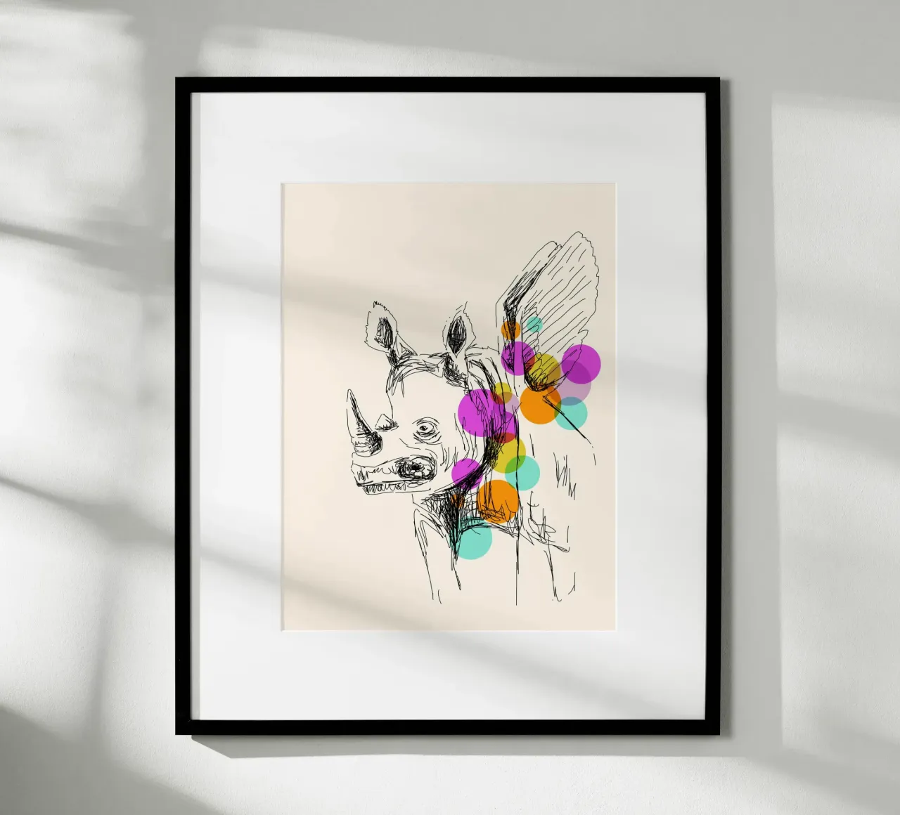 Wild Soul poster con telaio in plastica da Indigo Rain