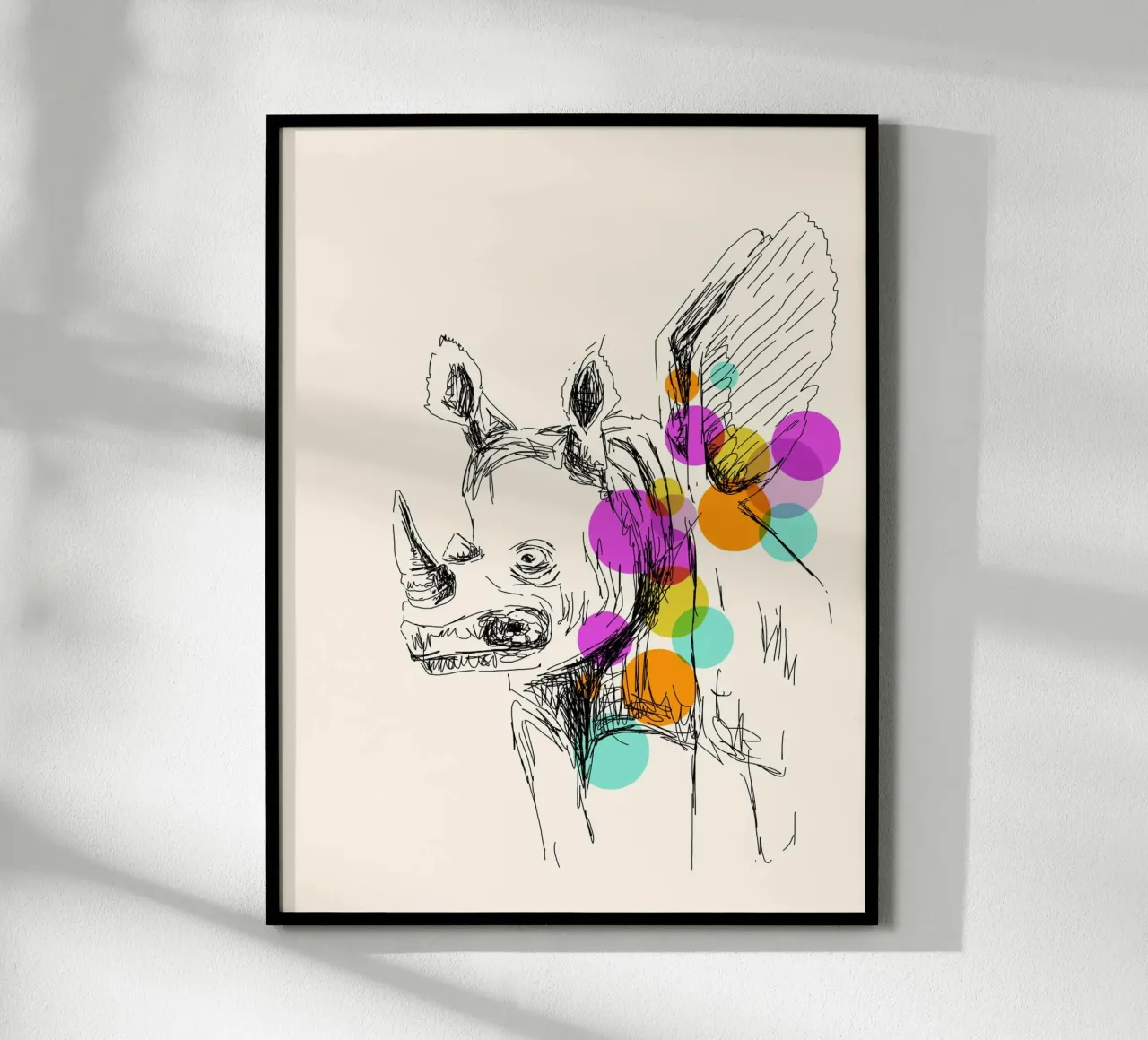 Wild Soul poster con telaio in plastica da Indigo Rain