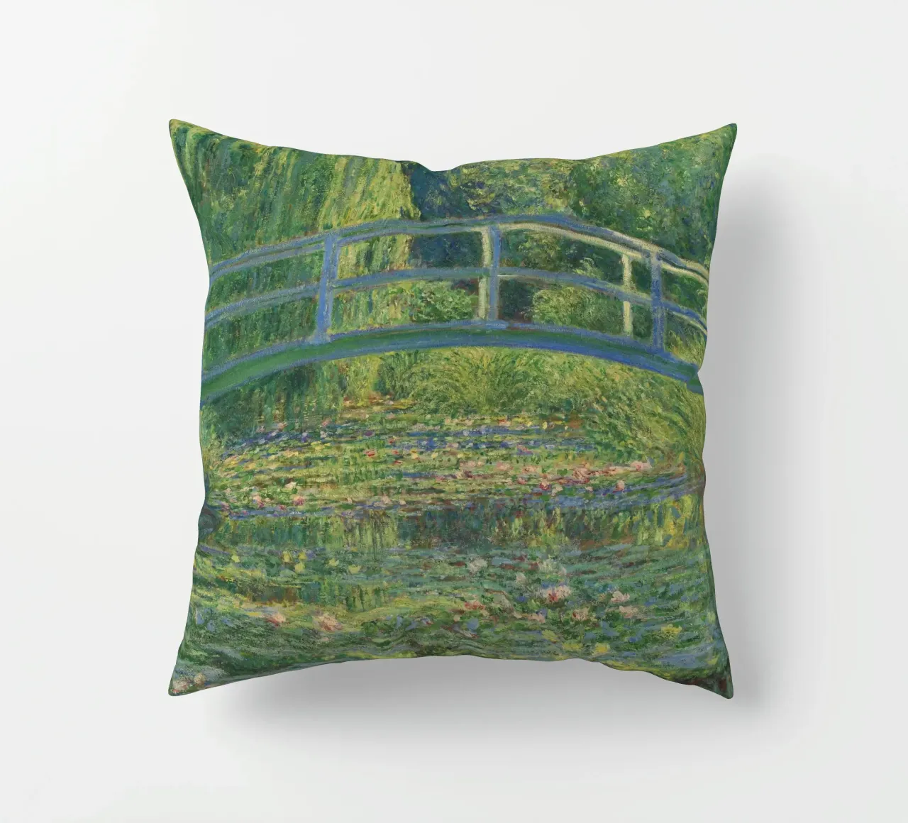 Claude Monet die japanische Brücke Kissen von 50 masterpieces