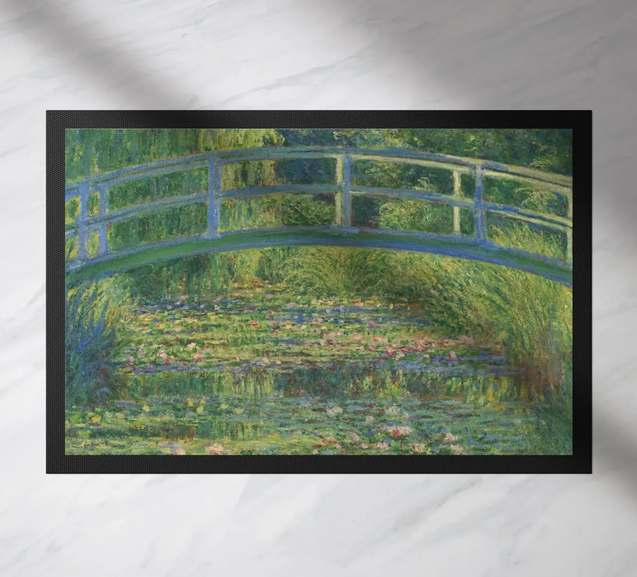 Claude Monet il ponte giapponese zerbino da 50 masterpieces