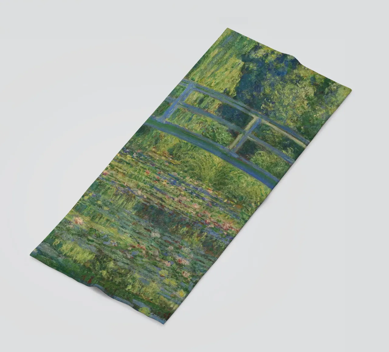 Claude Monet il ponte giapponese telo mare da 50 masterpieces