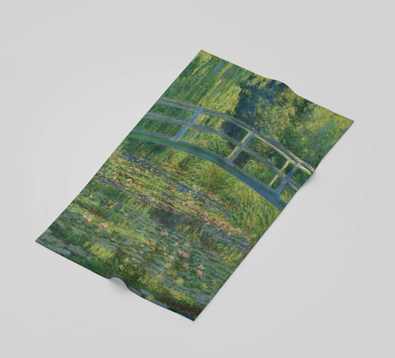 Claude Monet il ponte giapponese telo mare da 50 masterpieces