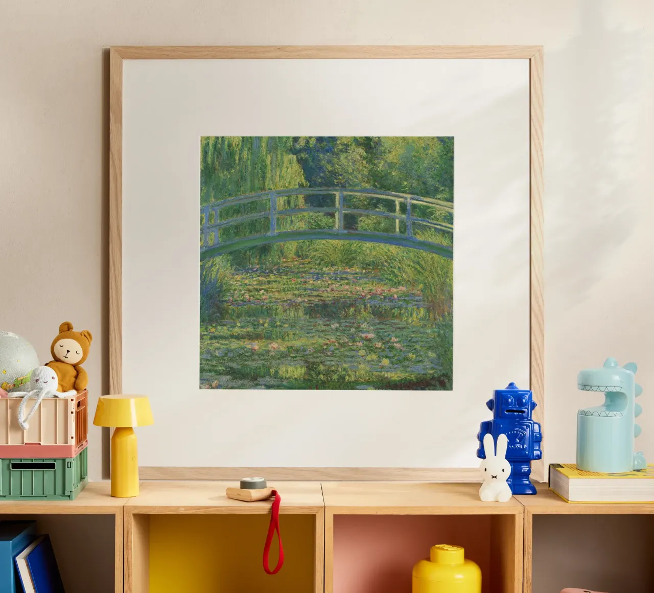 Claude Monet il ponte giapponese poster da 50 masterpieces