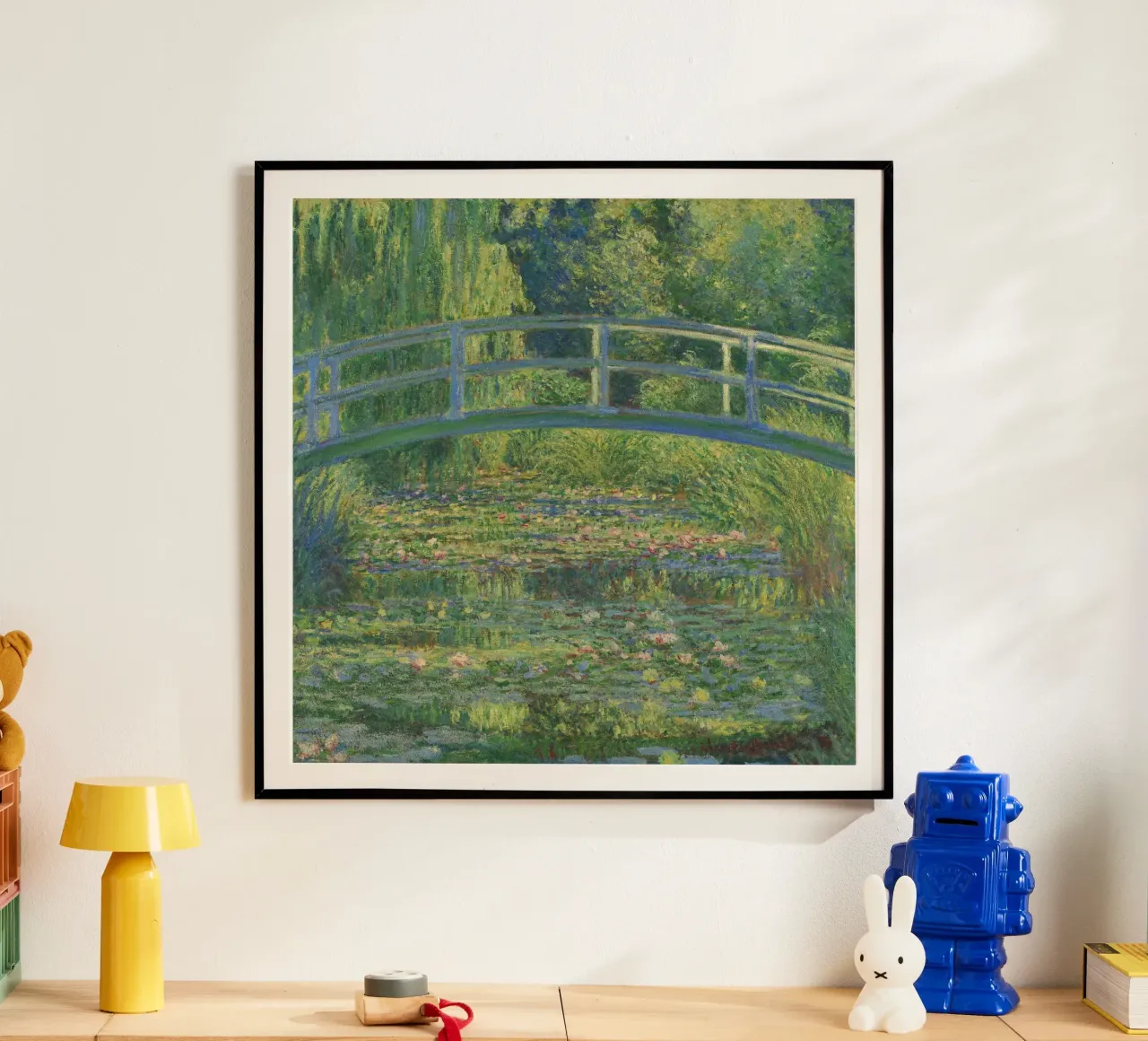 Claude Monet il ponte giapponese poster da 50 masterpieces