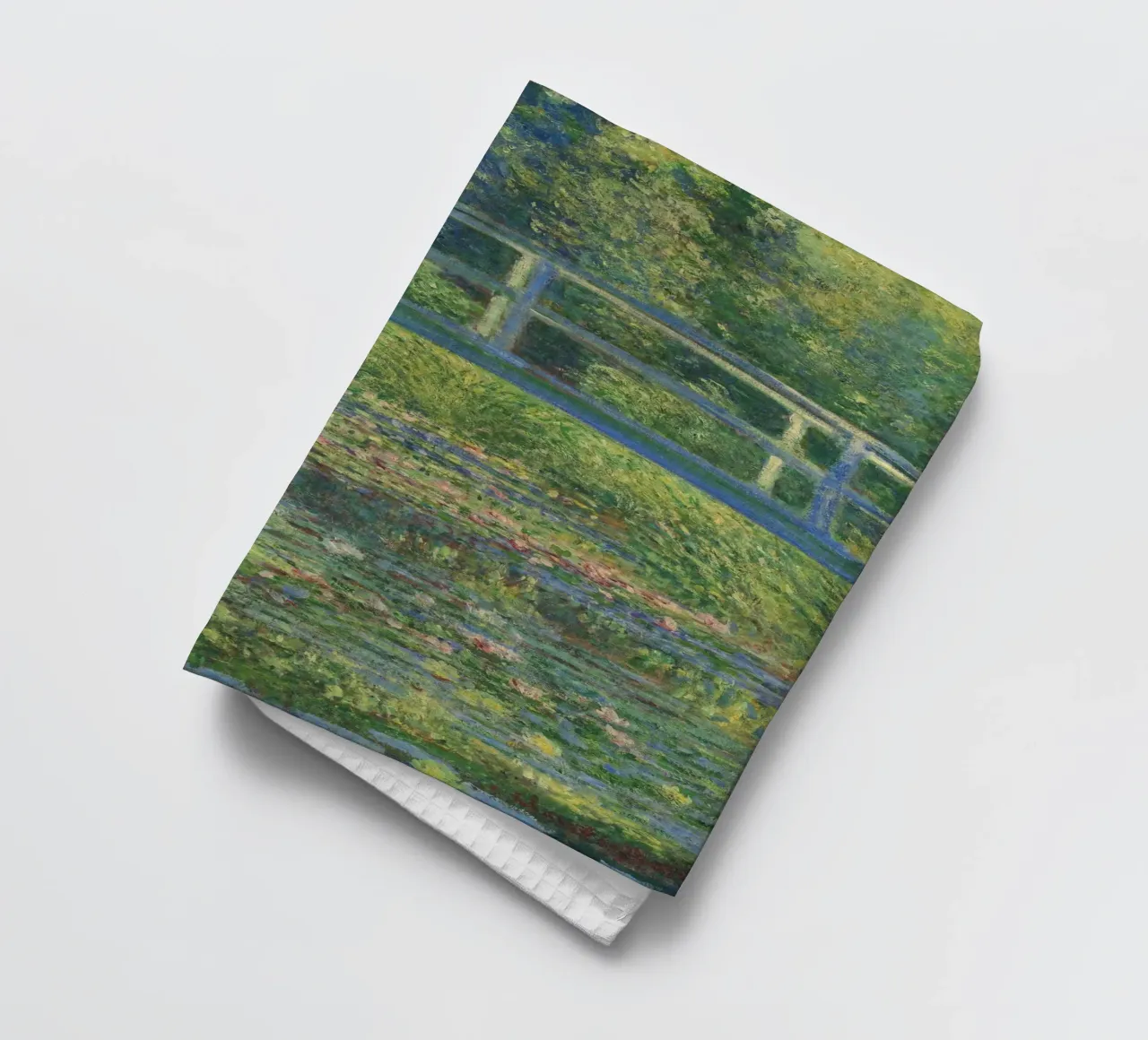 Claude Monet il ponte giapponese canovaccio da cucina da 50 masterpieces