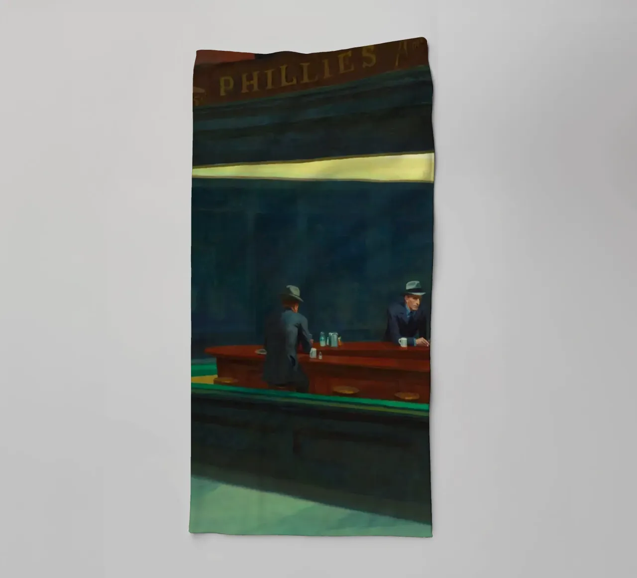 I NIGHTHAWKS di Edward Hopper asciugamano da bagno da 50 masterpieces