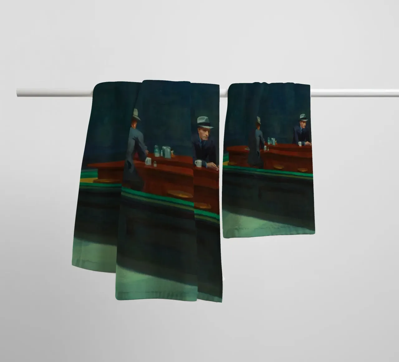 I NIGHTHAWKS di Edward Hopper asciugamano da bagno da 50 masterpieces