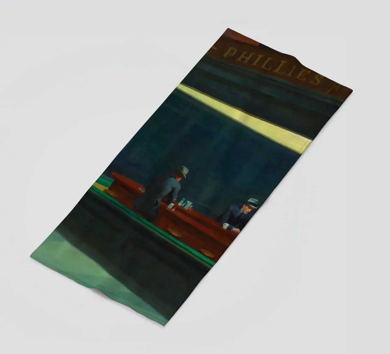 I NIGHTHAWKS di Edward Hopper telo mare da 50 masterpieces