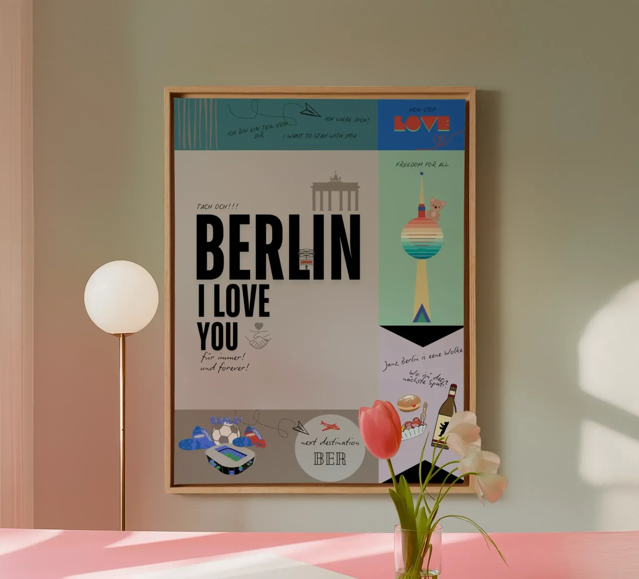 Forever Berlin canvas by DLart