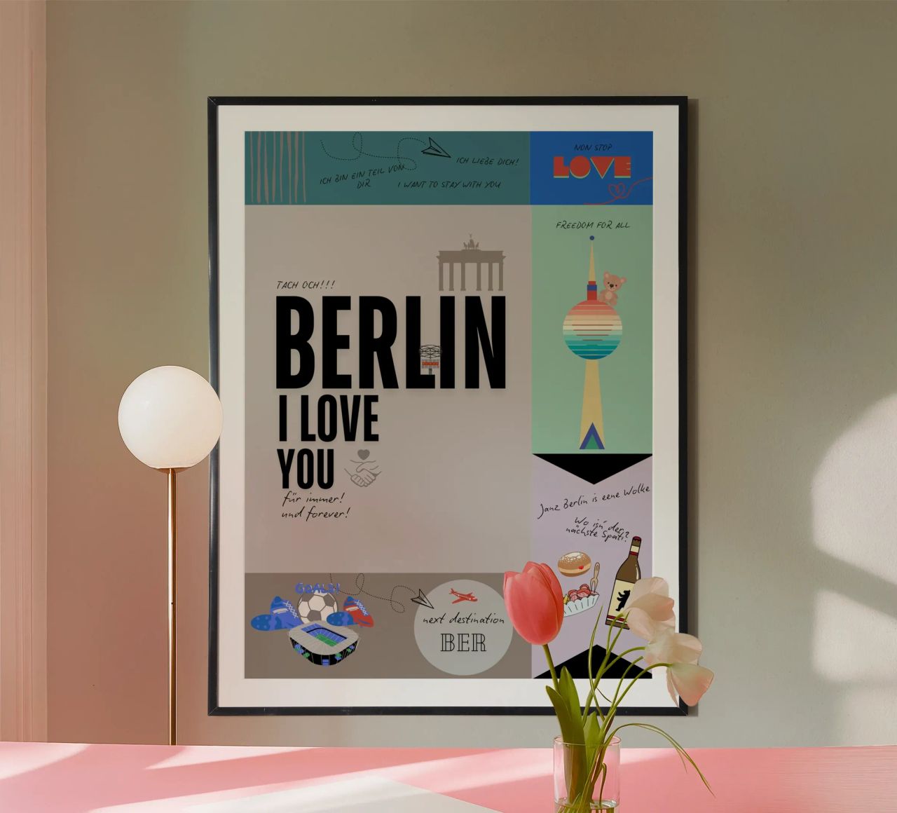 Forever Berlin Poster von DLart