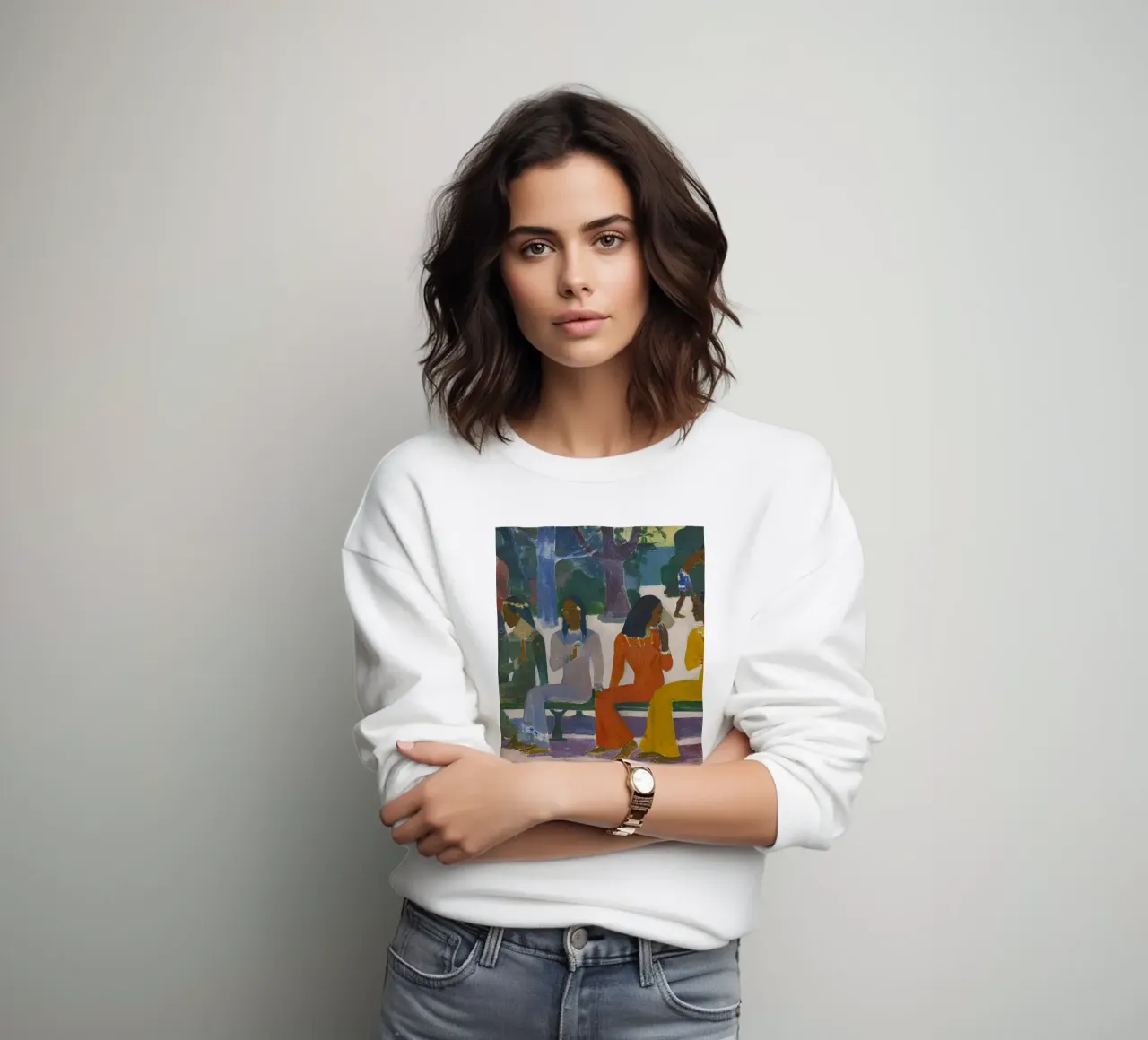 Paul Gauguin Ta Matete - Post-Impressionistischer Druck Sweatshirt von NorwesClub