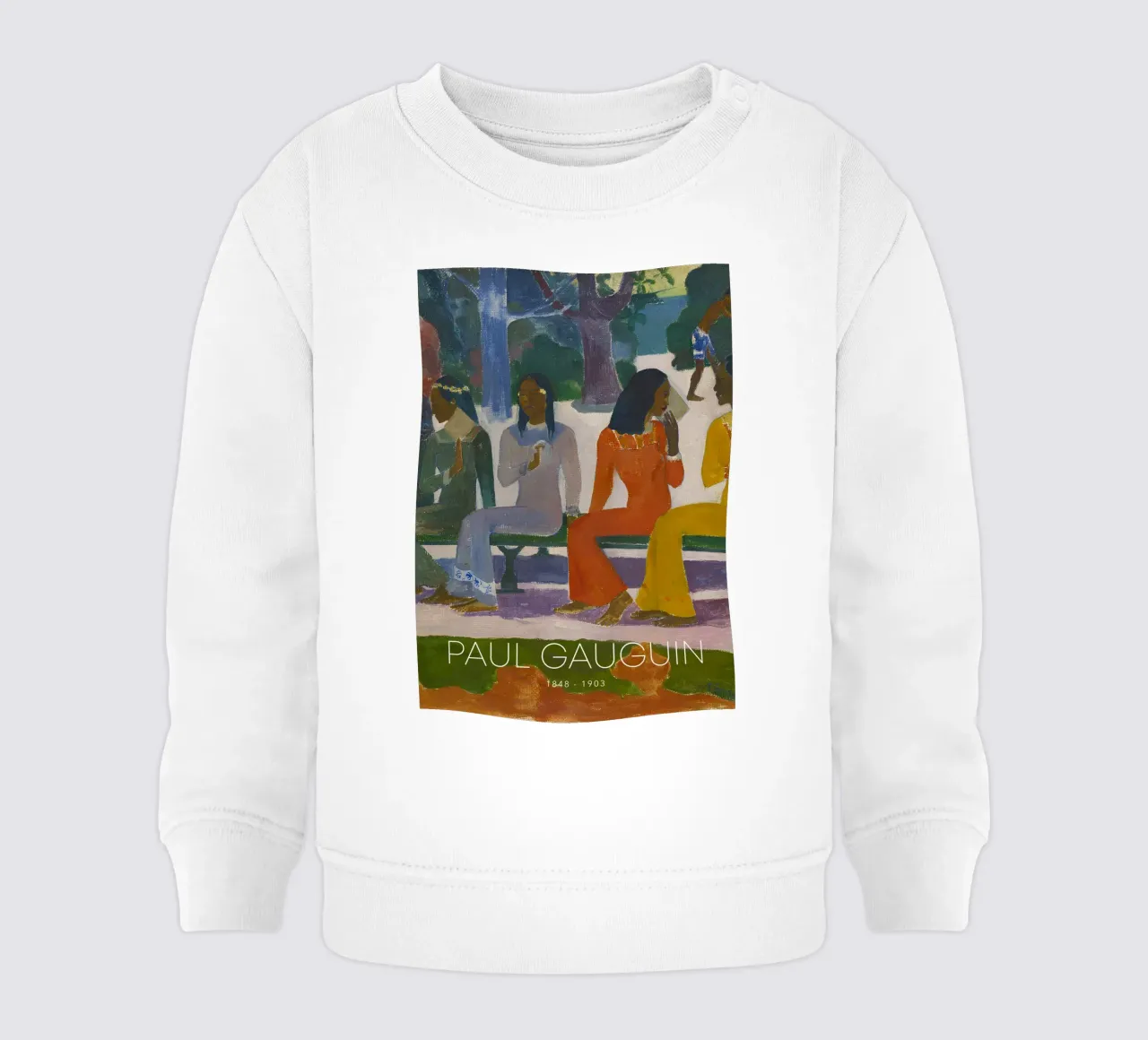 Paul Gauguin Ta Matete - Post-Impressionist Print baby sweatshirt by NorwesClub