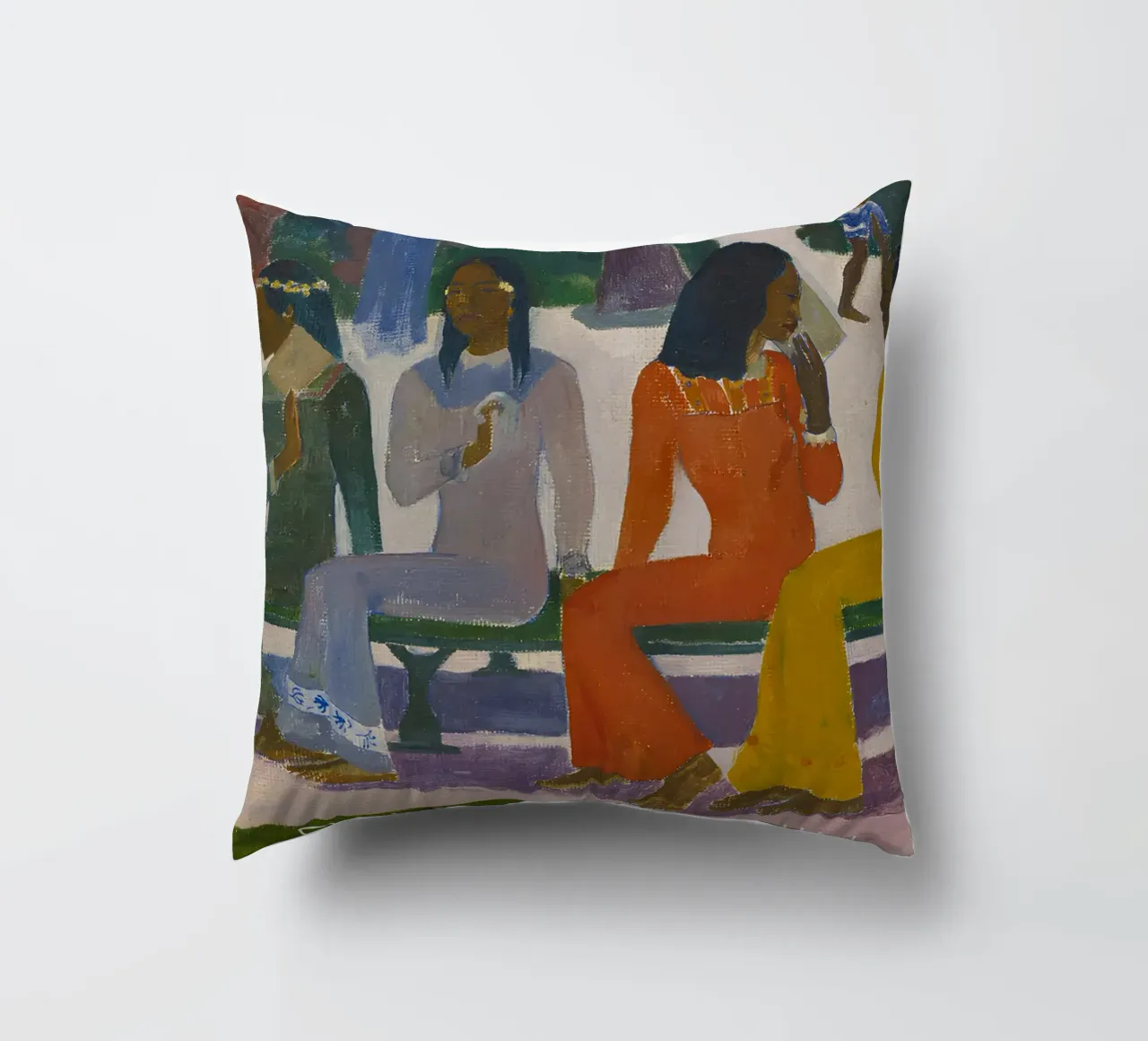 Paul Gauguin Ta Matete - Stampa post-impressionista cuscino da NorwesClub