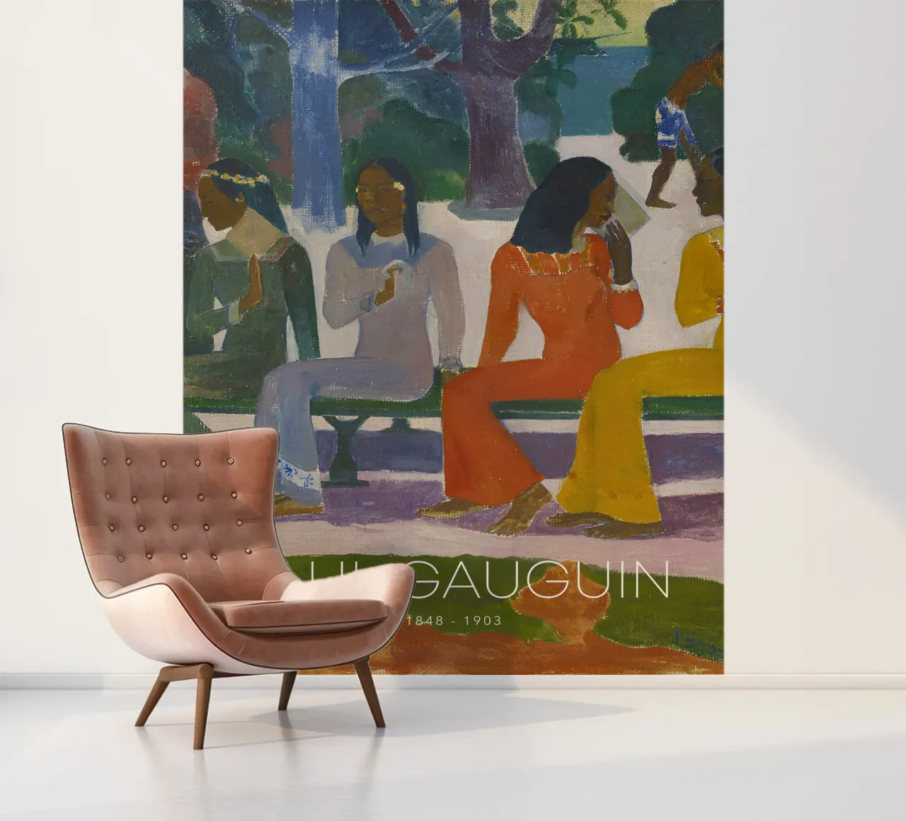 Paul Gauguin Ta Matete - Post-Impressionist Print photo wallpaper by NorwesClub