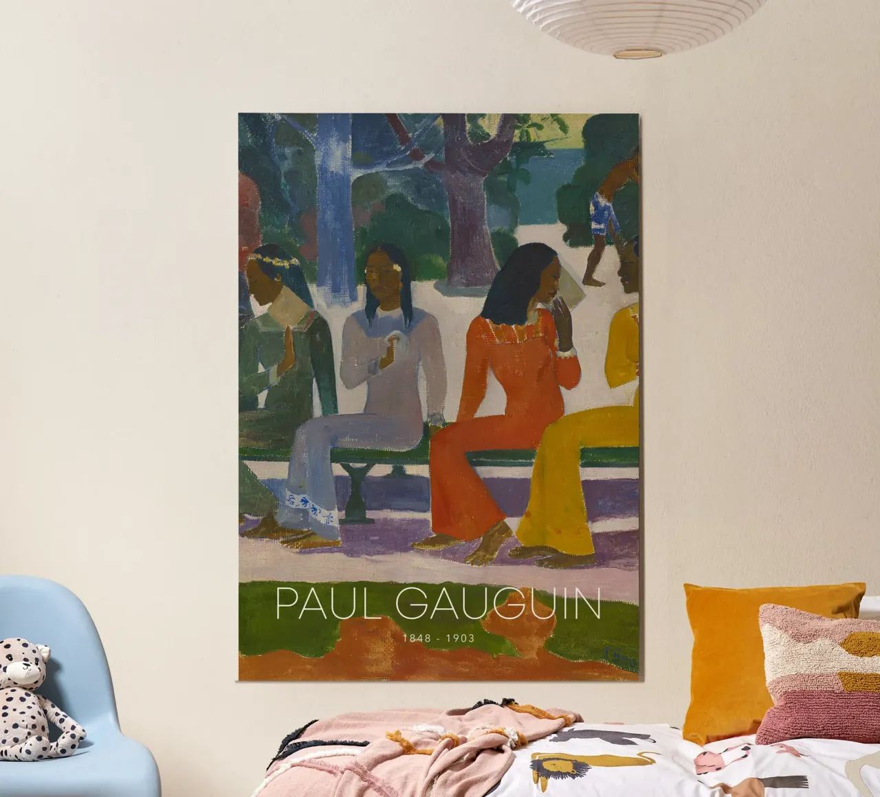 Paul Gauguin Ta Matete - Post-Impressionist Print alu-dibond by NorwesClub