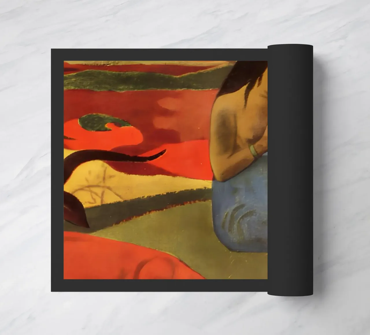 Gauguin Tahitian Women Post-Impressionist Tropical Art Print doormat by NorwesClub