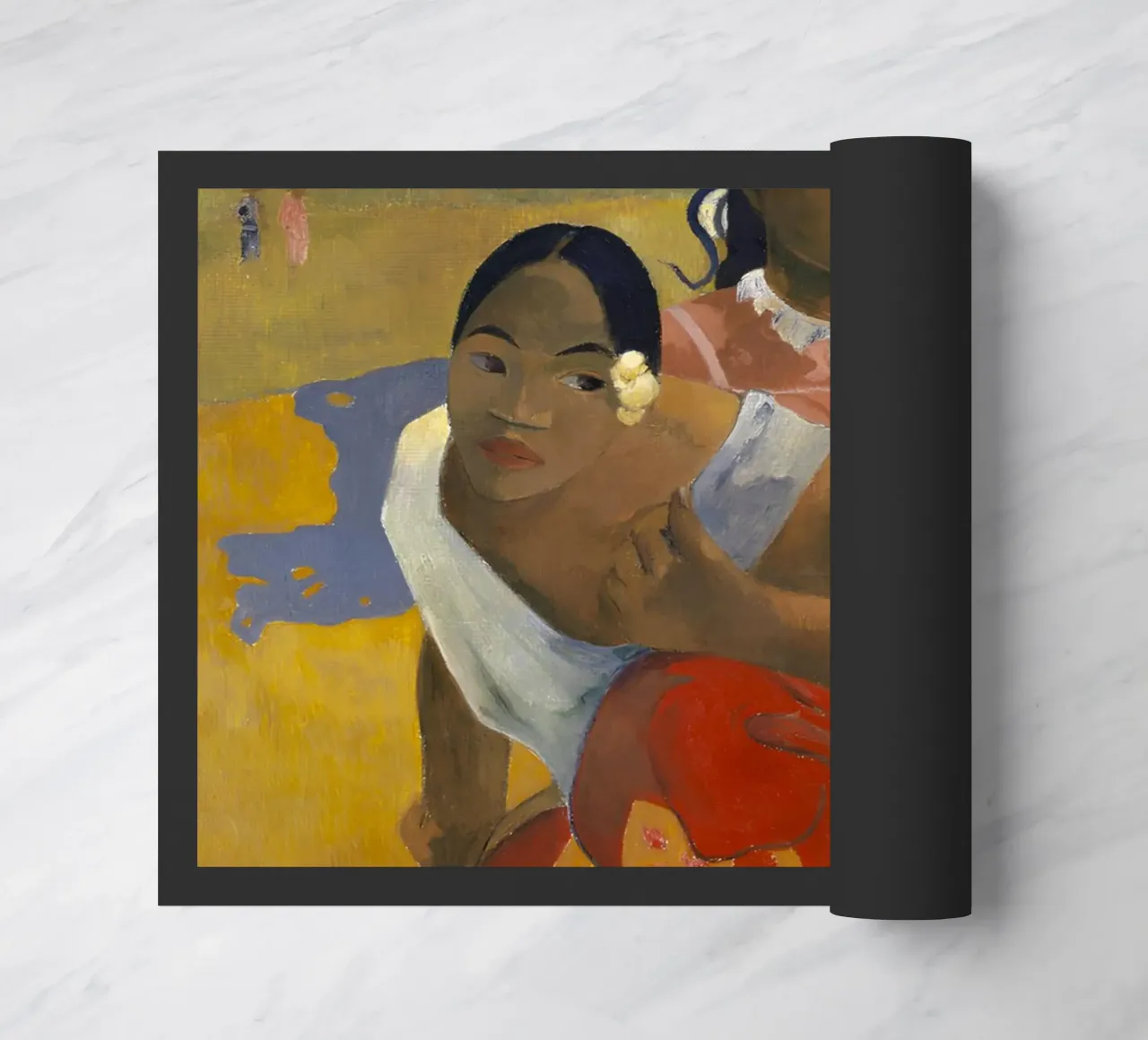Gauguin Tahitian Women Post-Impressionist Figure Print doormat by NorwesClub