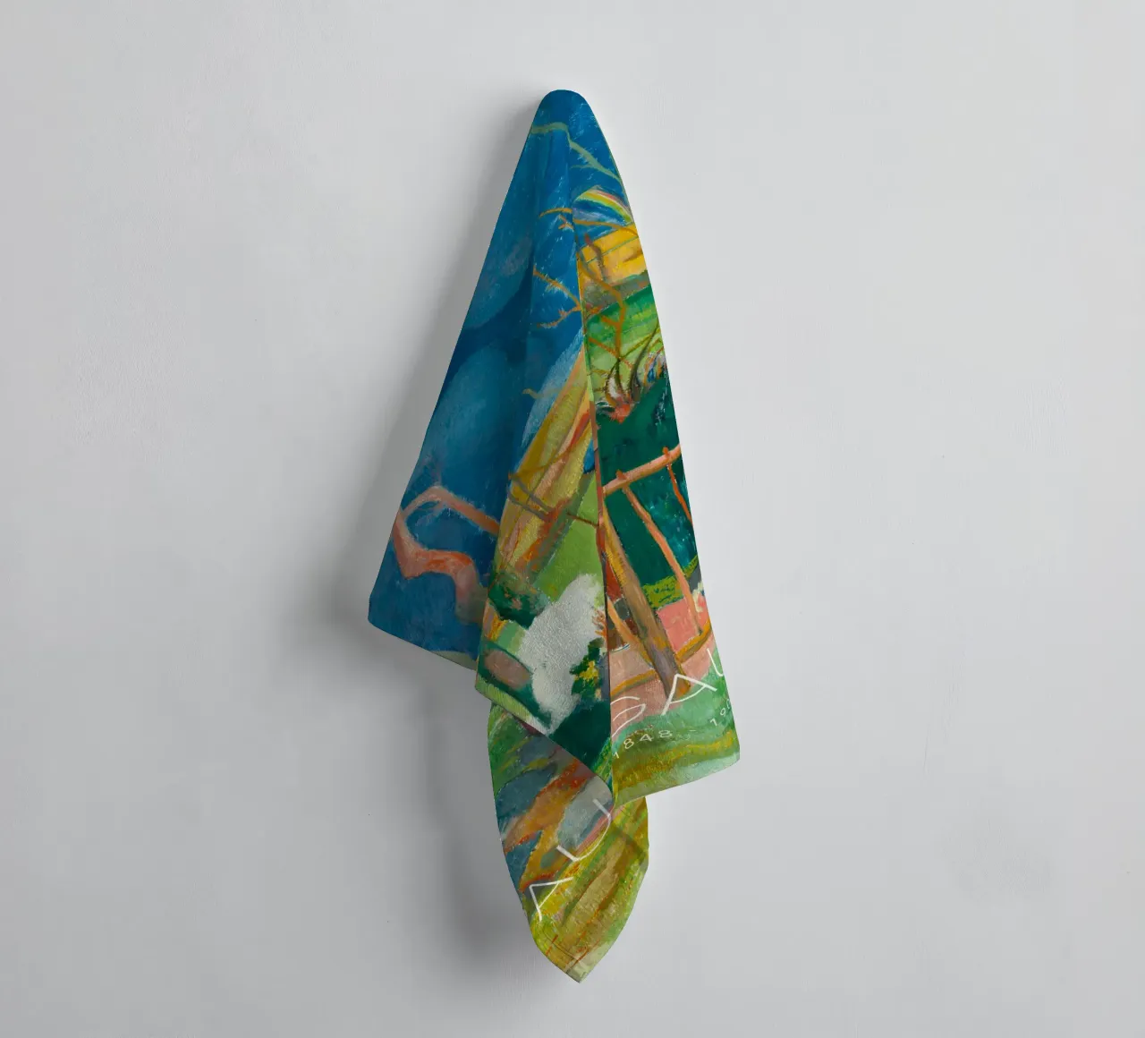 Gauguin Bonjour Post-Impressionist Brittany Encounter Print towel by NorwesClub