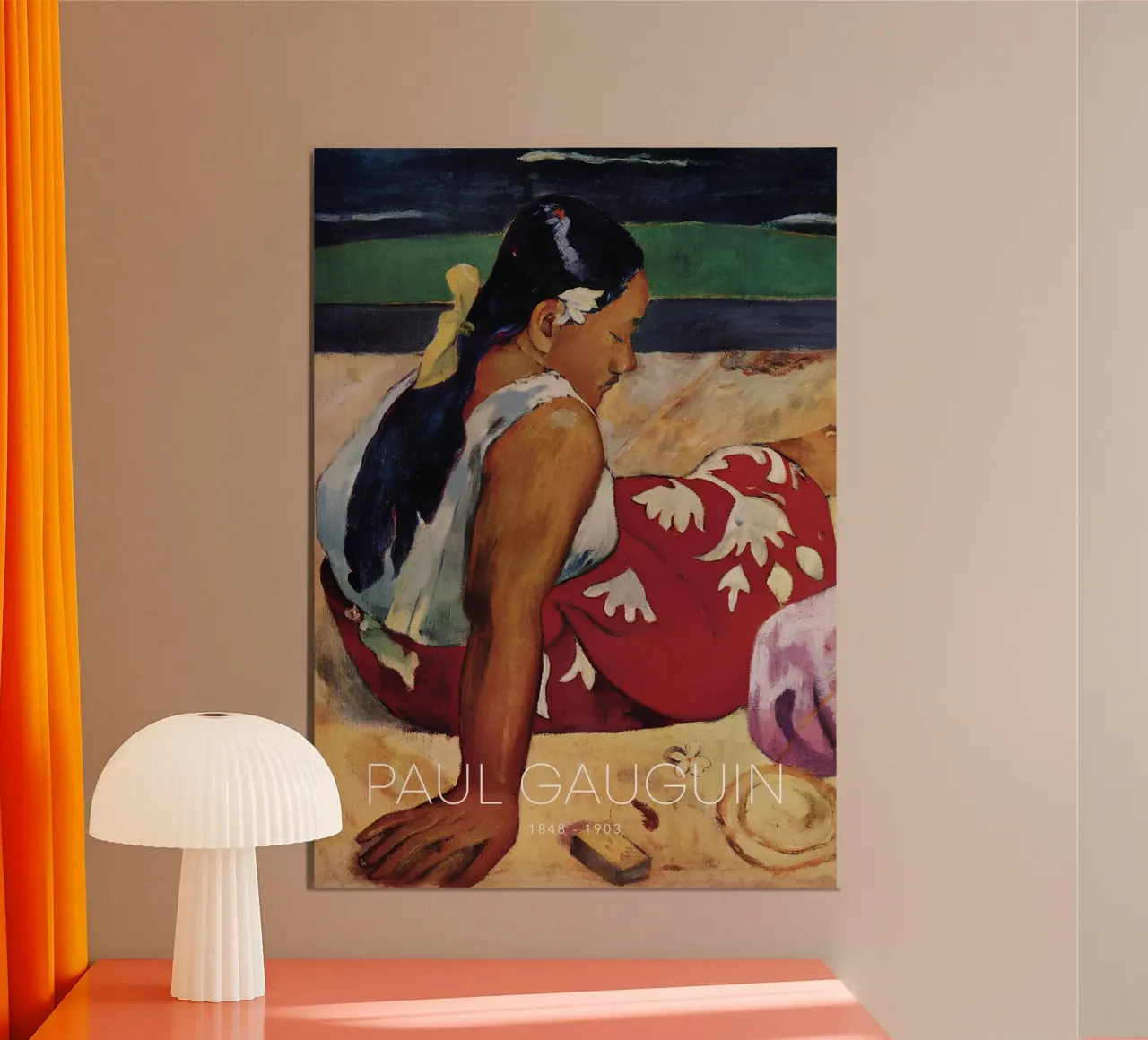 Gauguin Tahitiaanse vrouw liggend Post-Impressionist Print poster van NorwesClub