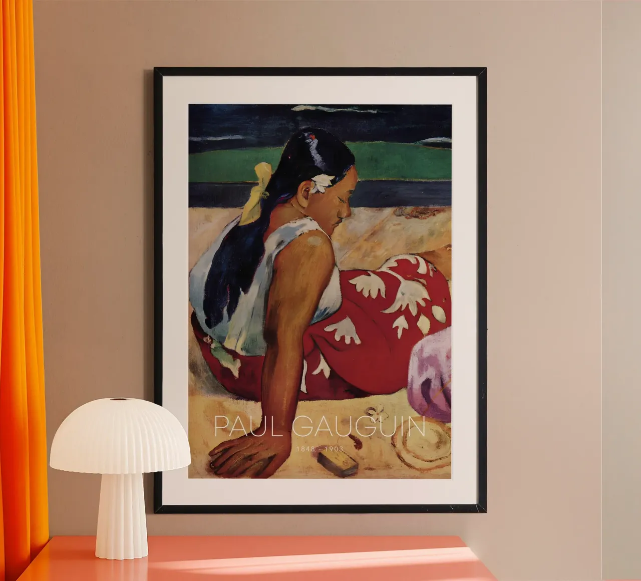 Gauguin Tahitiaanse vrouw liggend Post-Impressionist Print poster van NorwesClub