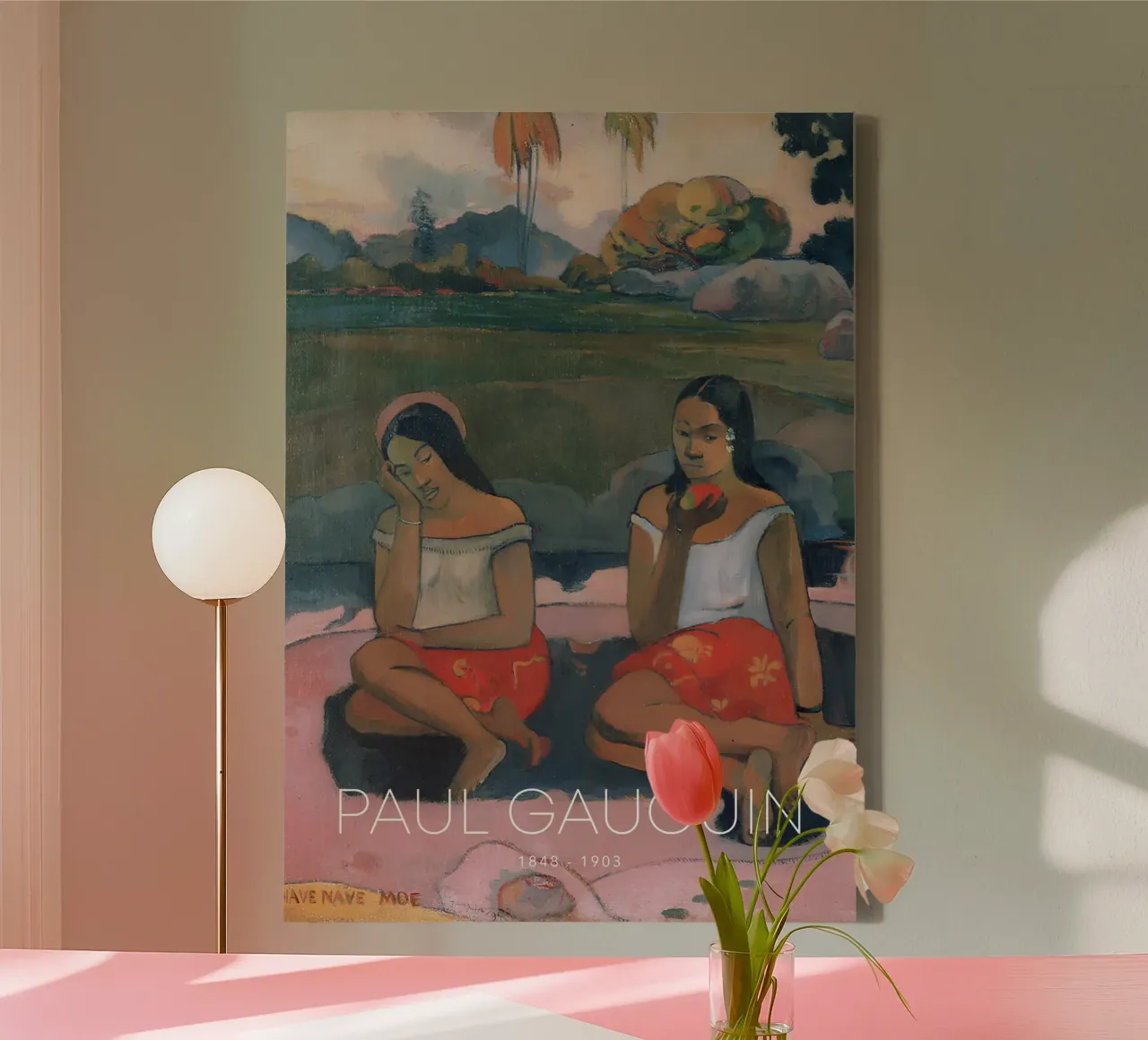Gauguin Nave Nave Moe Post-Impressionist Dream Print canvas with Floater frame by NorwesClub
