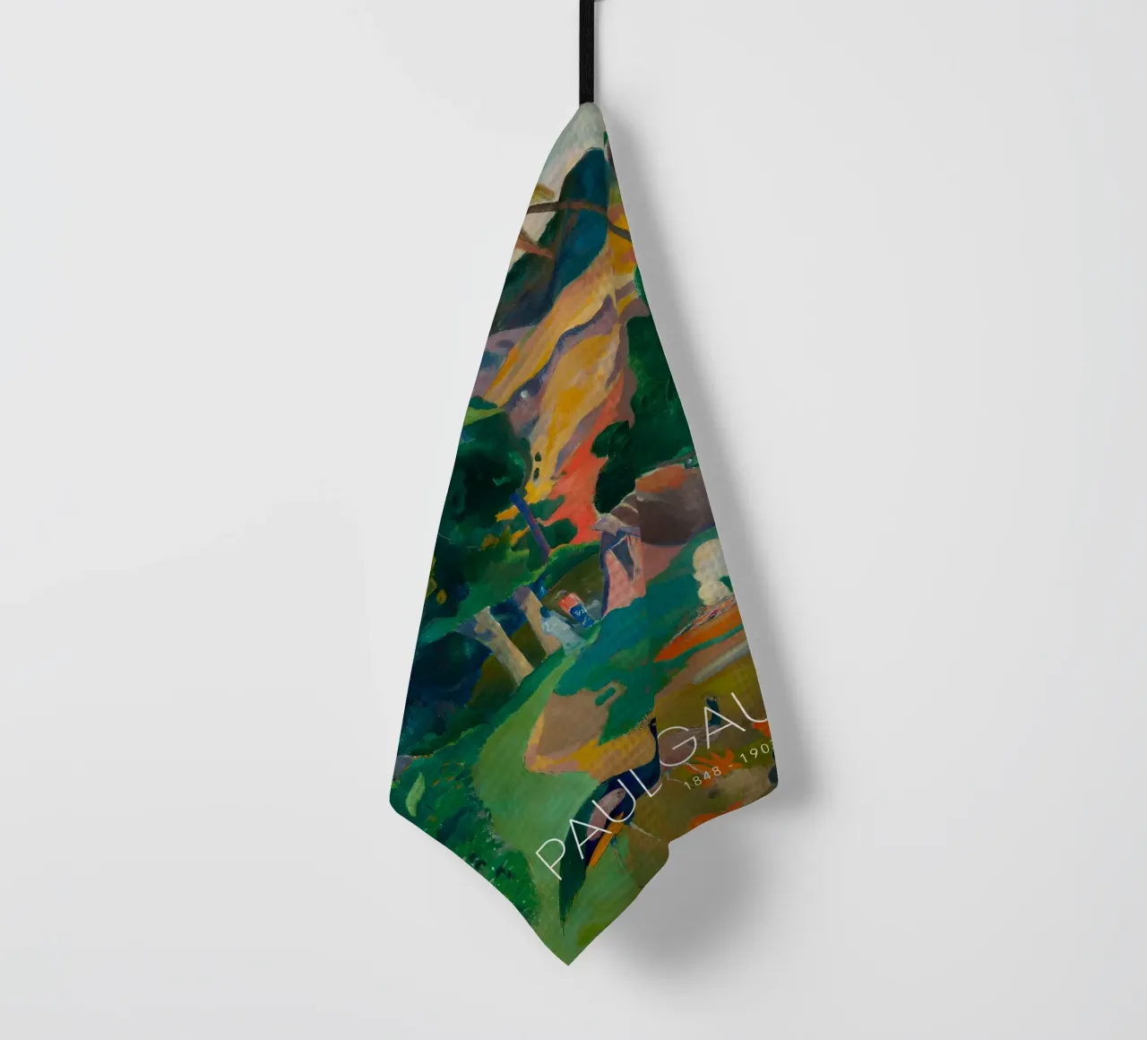 Gauguin Matamoe Post-Impressionist Peacock Art Print torchon de NorwesClub