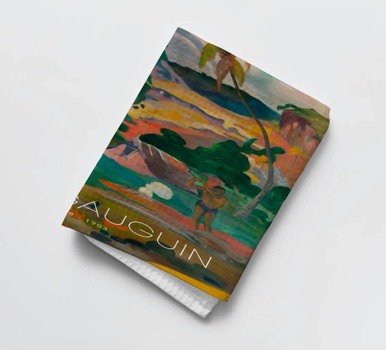 Gauguin Matamoe Post-Impressionist Peacock Art Print torchon de NorwesClub