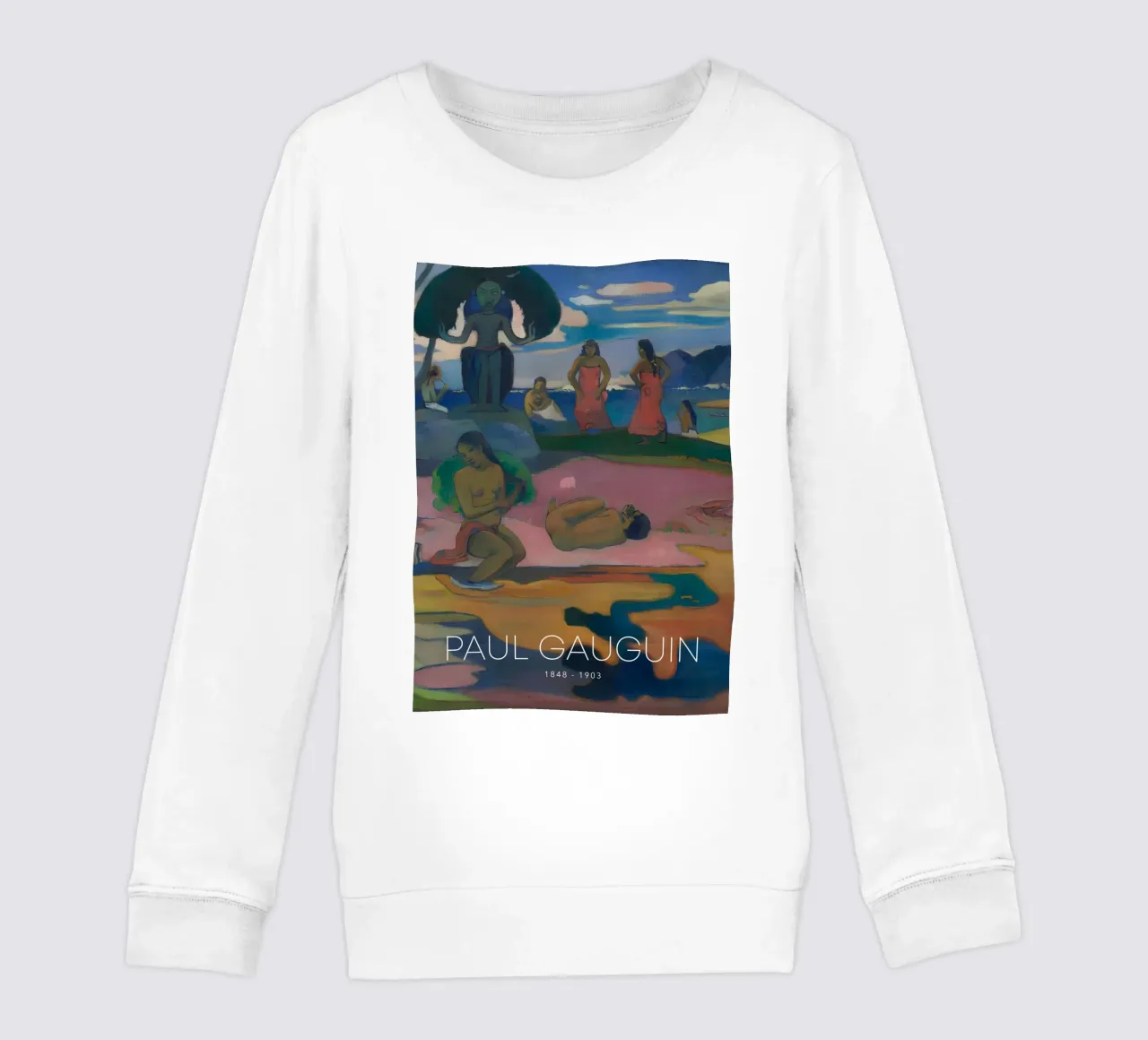 Gauguin Mahana No Atua Stampa Dio post-impressionista felpa bambino da NorwesClub