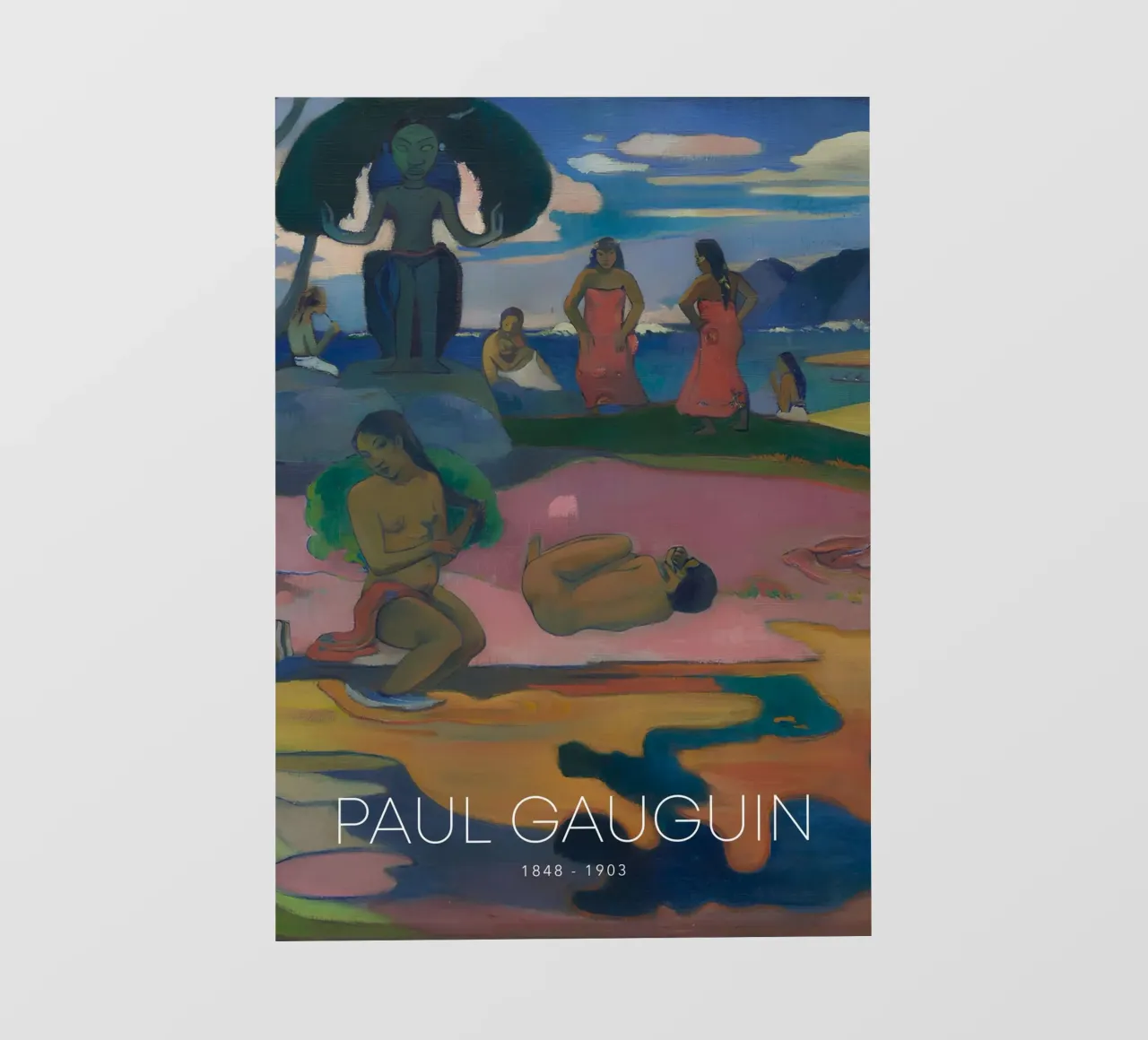 Gauguin Mahana No Atua Stampa Dio post-impressionista pellicola backlit da NorwesClub