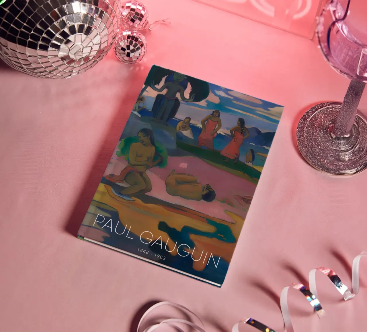 Gauguin Mahana No Atua Post-Impressionist God Print notebook by NorwesClub