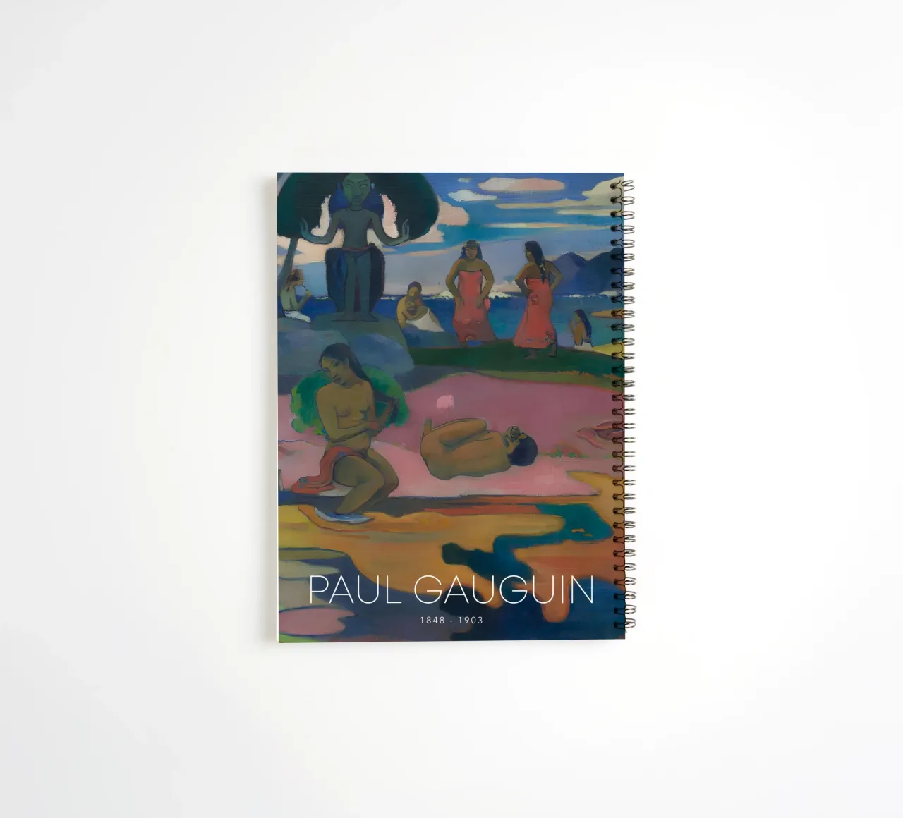 Gauguin Mahana No Atua Post-Impressionist God Print spiral notebook by NorwesClub