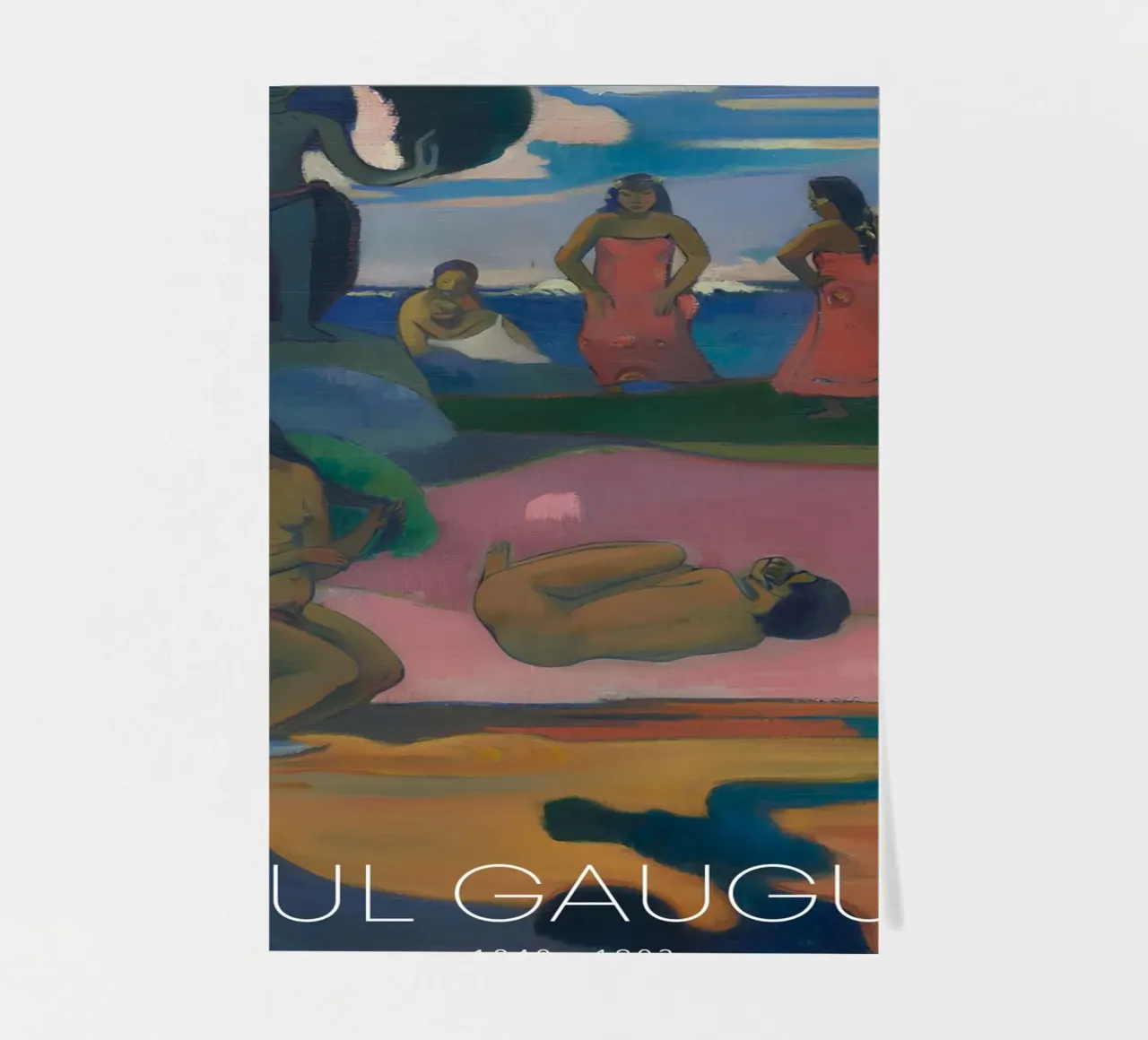 Gauguin Mahana No Atua Post-Impressionist God Print sticker sheet by NorwesClub