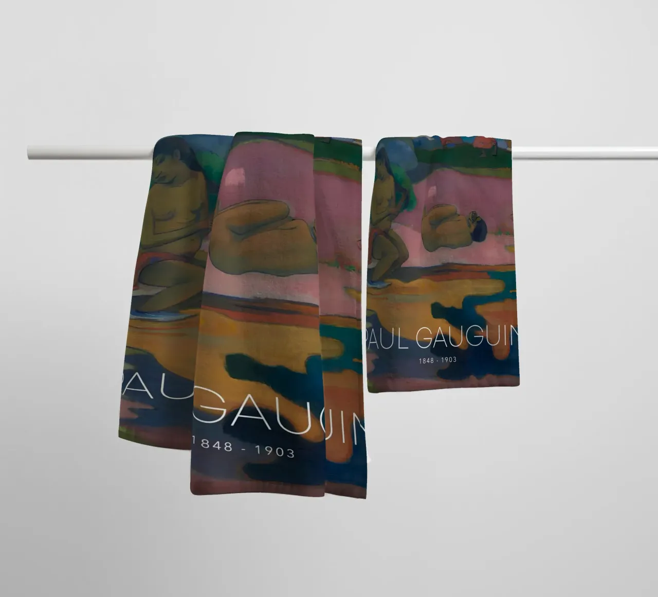 Gauguin Mahana No Atua Post-Impressionist God Print towel by NorwesClub