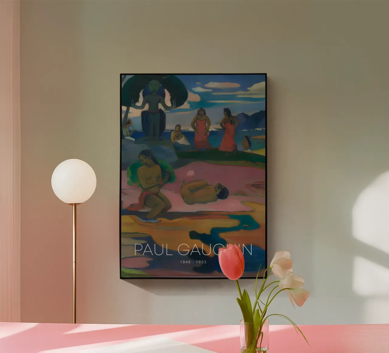 Gauguin Mahana No Atua Post-Impressionistischer Gott Druck Acryl-Glas von NorwesClub