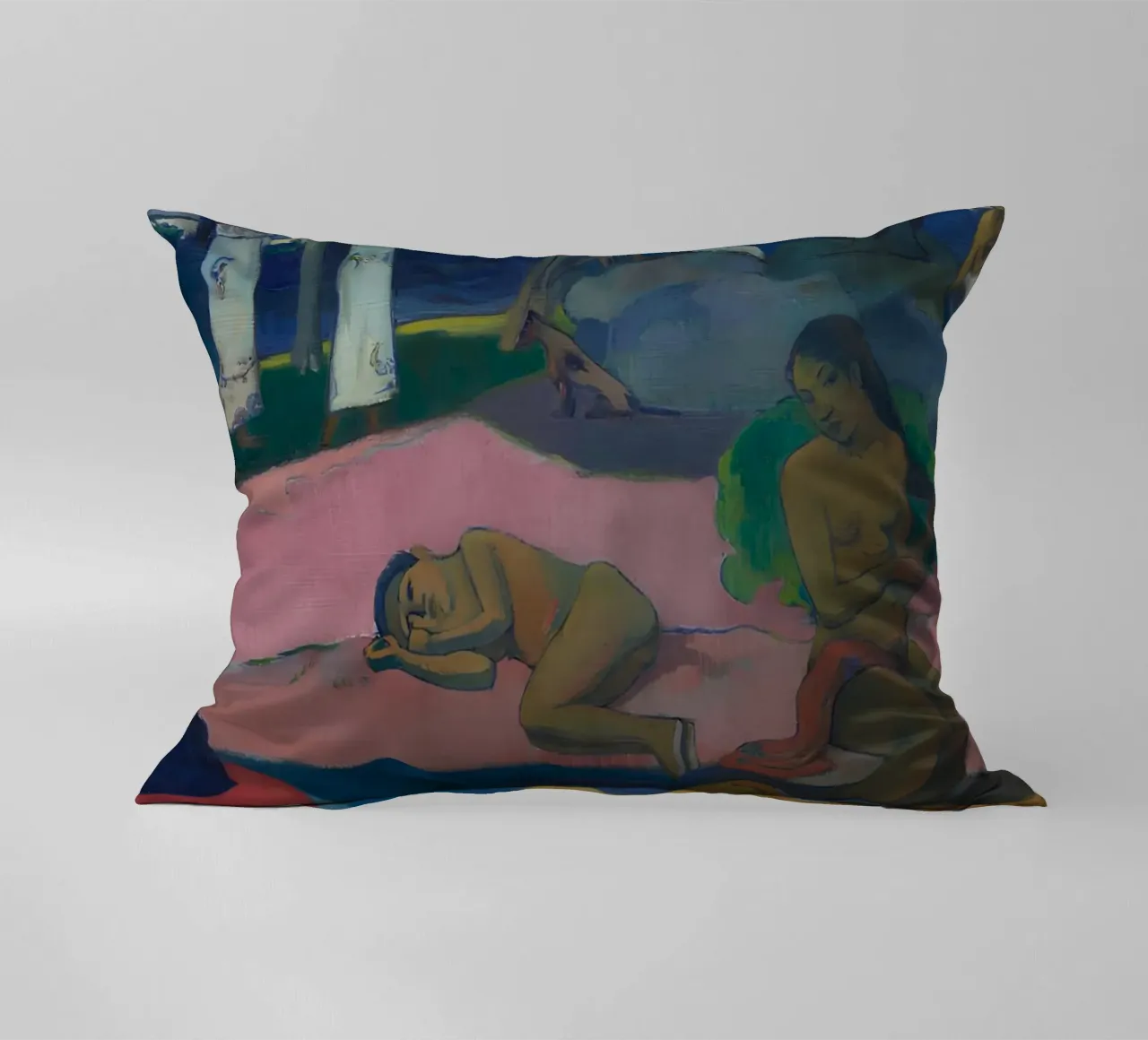 Gauguin Mahana No Atua Stampa Dio post-impressionista cuscino da NorwesClub