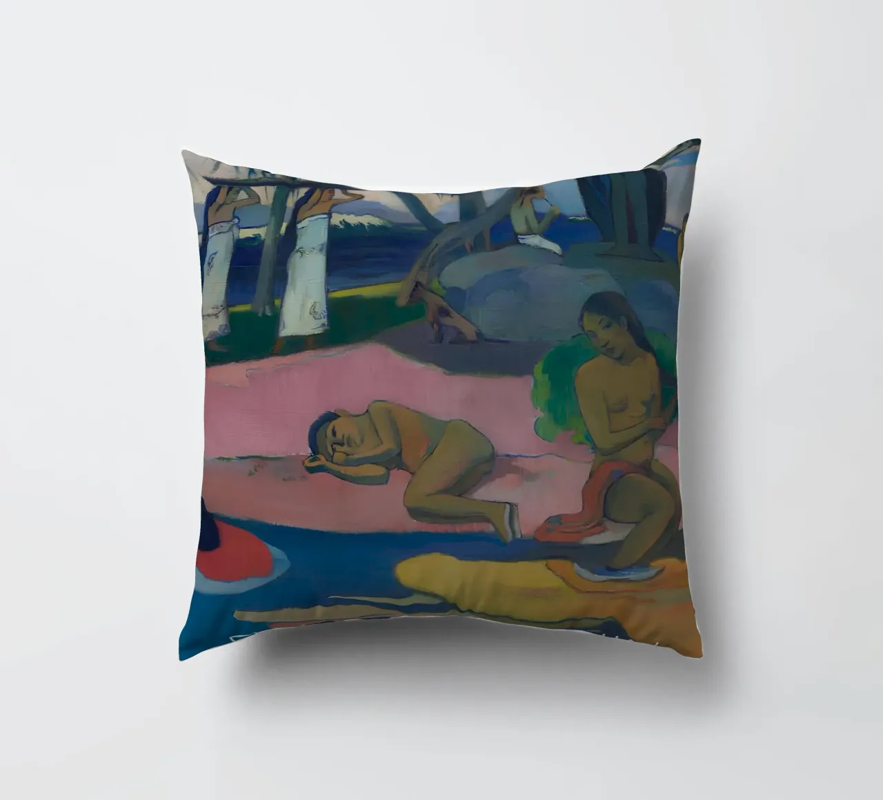 Gauguin Mahana No Atua Stampa Dio post-impressionista cuscino da NorwesClub