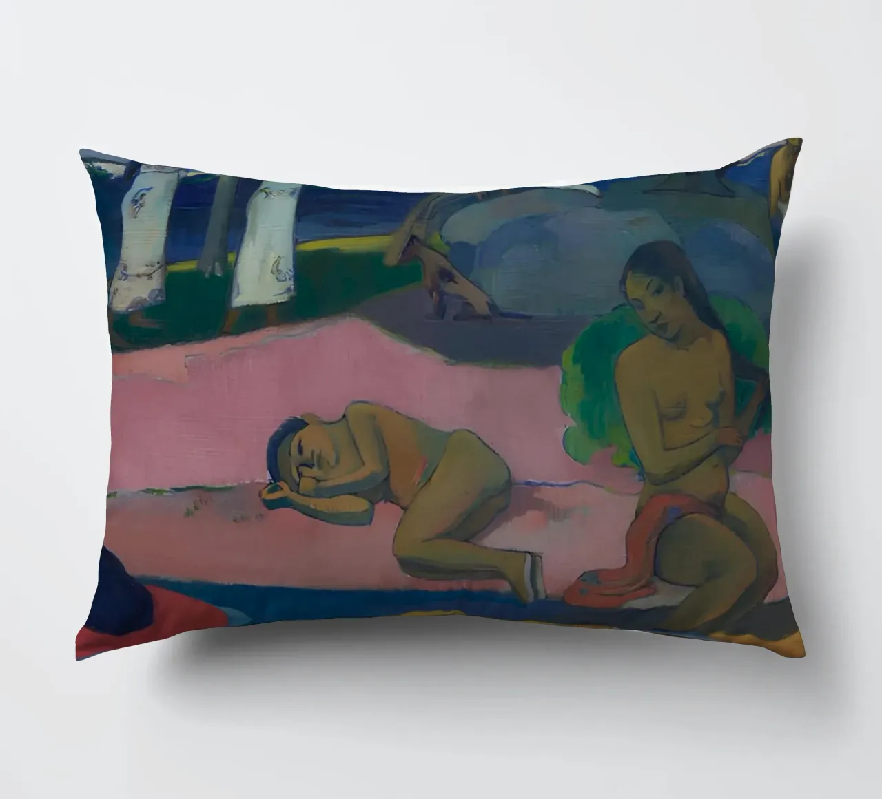 Gauguin Mahana No Atua Stampa Dio post-impressionista cuscino da NorwesClub