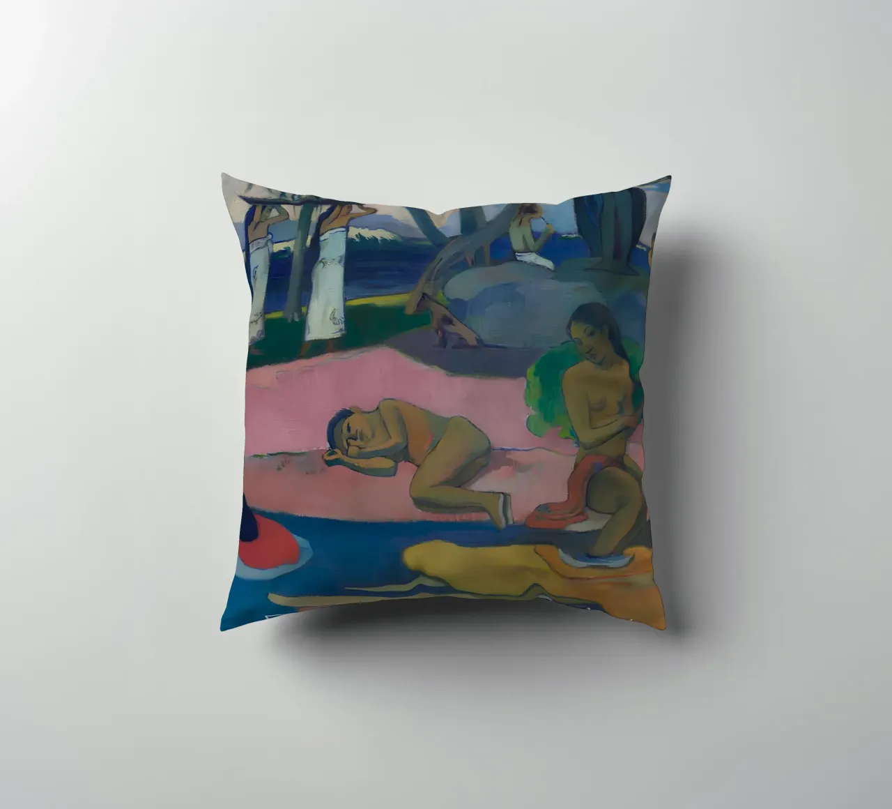 Gauguin Mahana No Atua Stampa Dio post-impressionista cuscino da NorwesClub