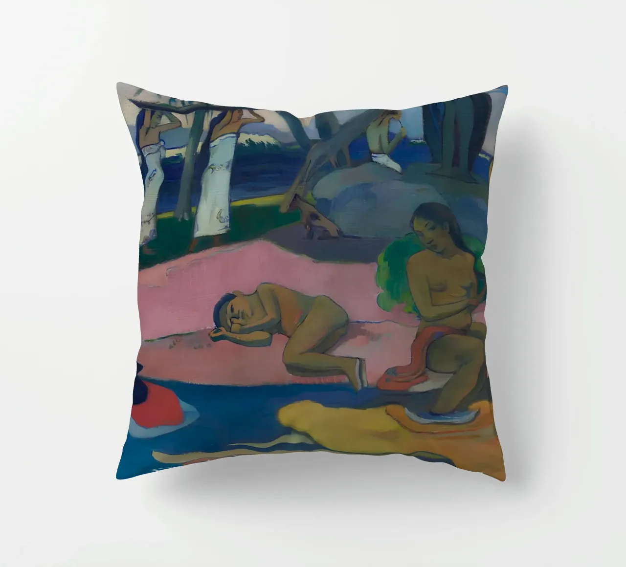 Gauguin Mahana No Atua Stampa Dio post-impressionista cuscino da NorwesClub
