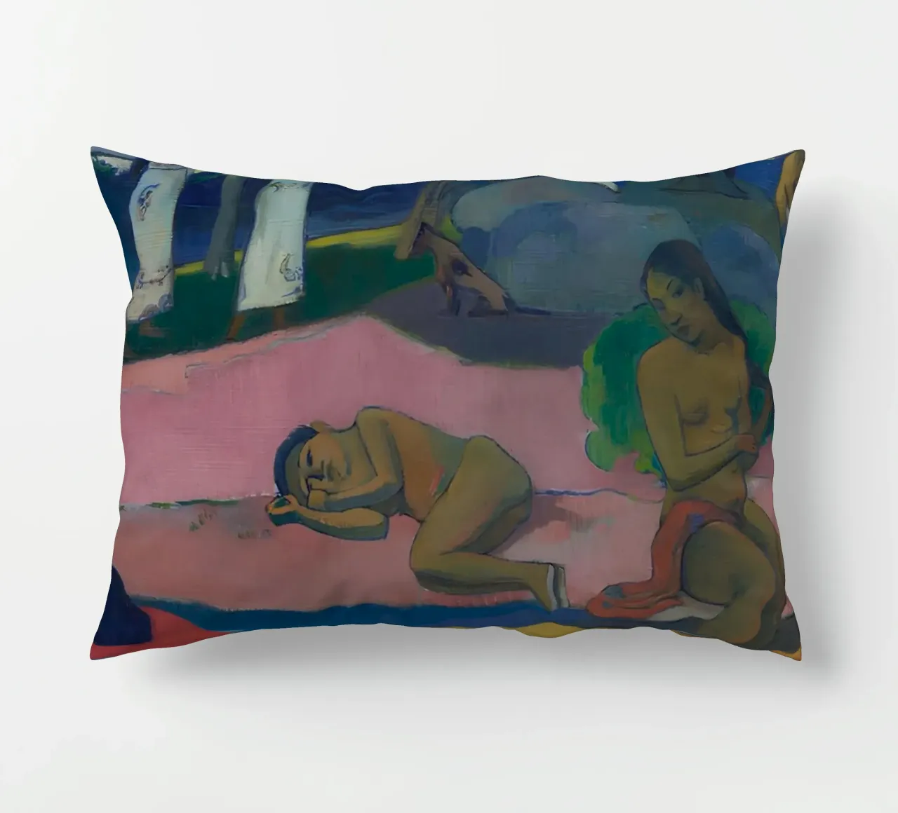 Gauguin Mahana No Atua Stampa Dio post-impressionista cuscino da NorwesClub