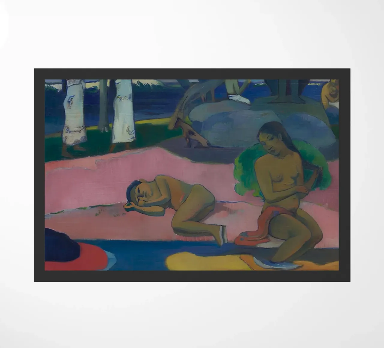 Gauguin Mahana No Atua Stampa Dio post-impressionista zerbino da NorwesClub