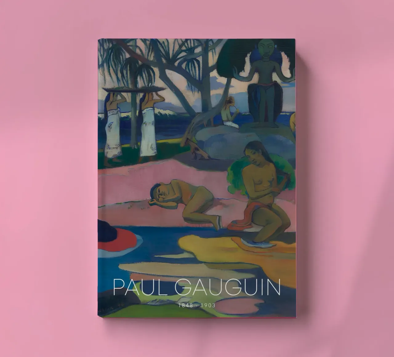 Gauguin Mahana No Atua Post-Impressionist God Print notebook by NorwesClub