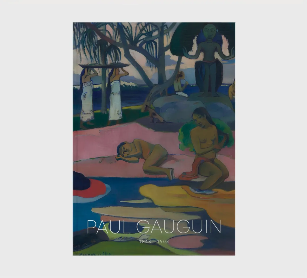 Gauguin Mahana No Atua Post-Impressionist God Print notebook by NorwesClub