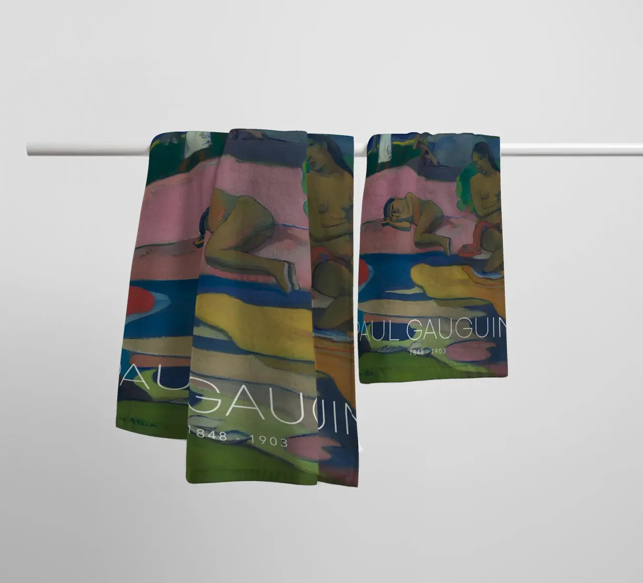 Gauguin Mahana No Atua Stampa Dio post-impressionista asciugamano da bagno da NorwesClub