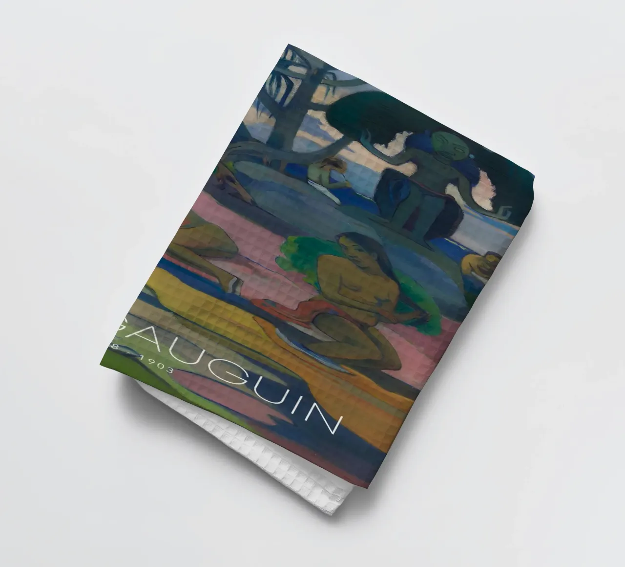 Gauguin Mahana No Atua Stampa Dio post-impressionista canovaccio da cucina da NorwesClub
