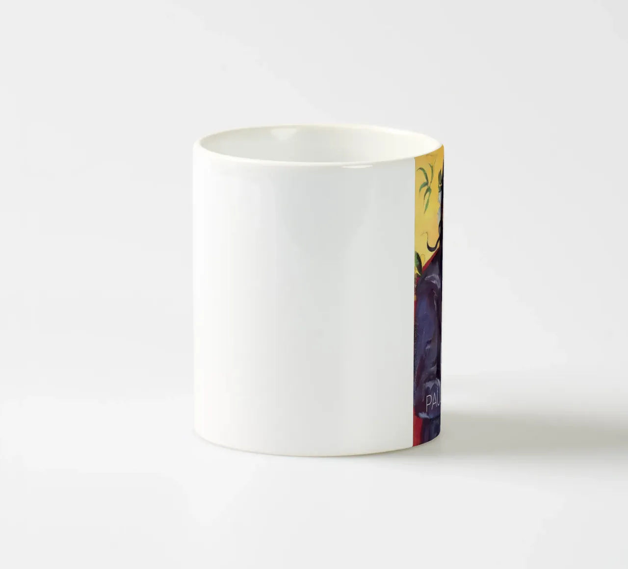 Gauguin Donna con fiore Ritratto post-impressionista tazza in ceramica da NorwesClub