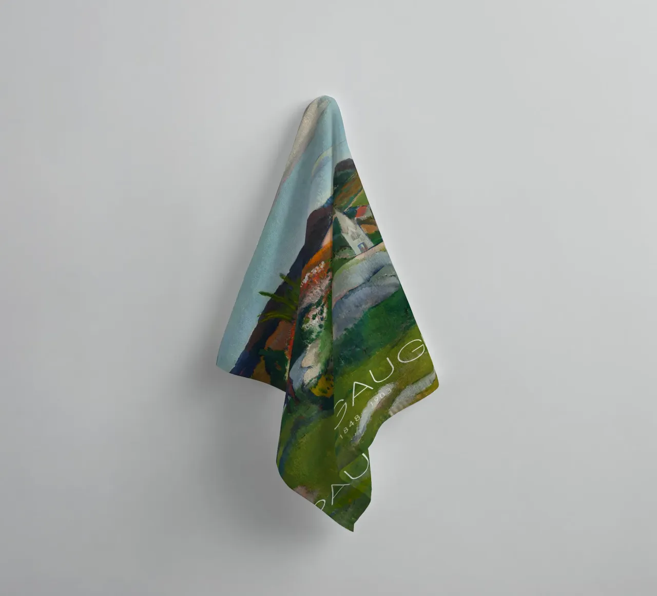 Gauguin Brittany Landscape Post-Impressionist Print towel by NorwesClub