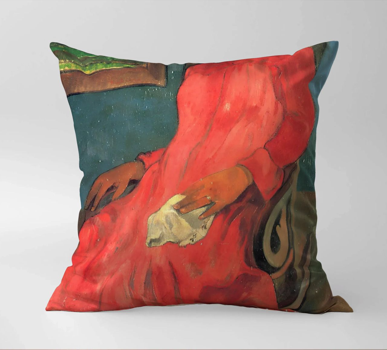 Gauguin Faaturuma Ritratto post-impressionista stampato cuscino da NorwesClub